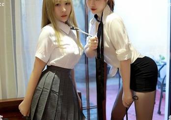 模范学院 – 朋克风的程程CC，免费的美腿照片，就等你来‘脑补’！